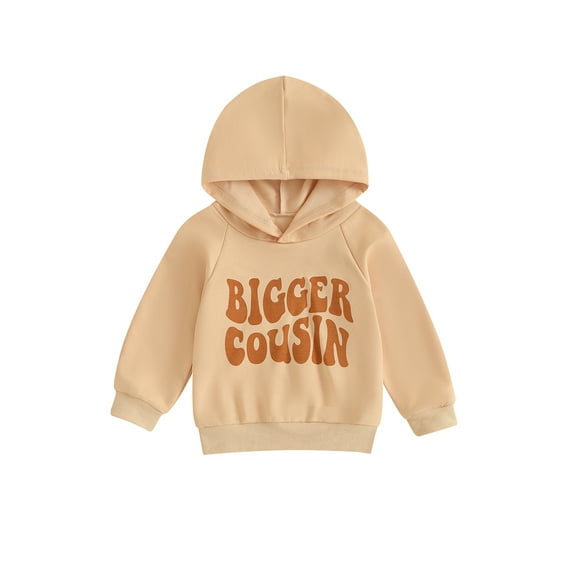 GXFC Little Boys Fall Hoodies Clothes 6M 1T 2T 3T 4T 5T Kids Boys Long Sleeve Hooded Letters Print Sweatshirt Tops Autumn Casual Pullovers Clothing for Children Boys