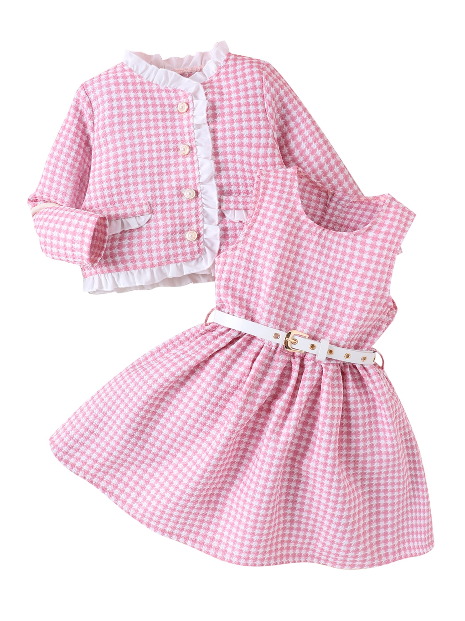 GXFC Little Girl Fall Outfits Set Clothes 4T 5T 6T 7T Kids Girl Long