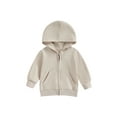 thumbnail image 1 of GXFC Little Girls Boys Fall Hoodies Clothes 1T 2T 3T 4T 5T Kids Long Sleeve Hooded Zip Up Sweatshirt Tops Autumn Casual Pullovers Clothing for Children Girls, 1 of 9