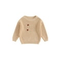 thumbnail image 1 of GXFC Little Girls Sister Matching Sweaters 0 3M 6M 9M 12M 18M Toddler Baby Long Sleeve Knitted Pullovers Letter Floral Embroidery Crew Neck Sweatshirt Cozy Comfy Warm Clothes for Spring Fall, 1 of 6