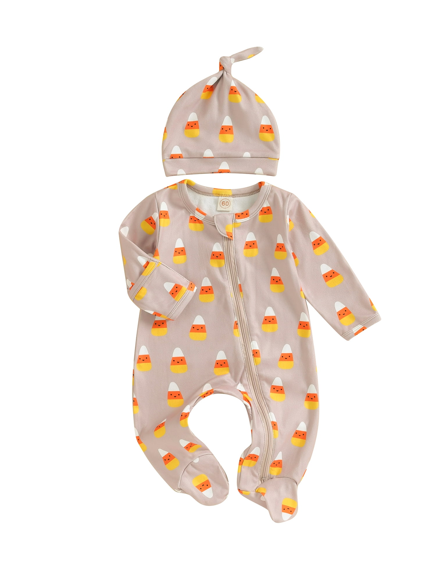 GXFC Preemie Girls Boys Halloween Footies Jumpsuits Clothes 6M 12M