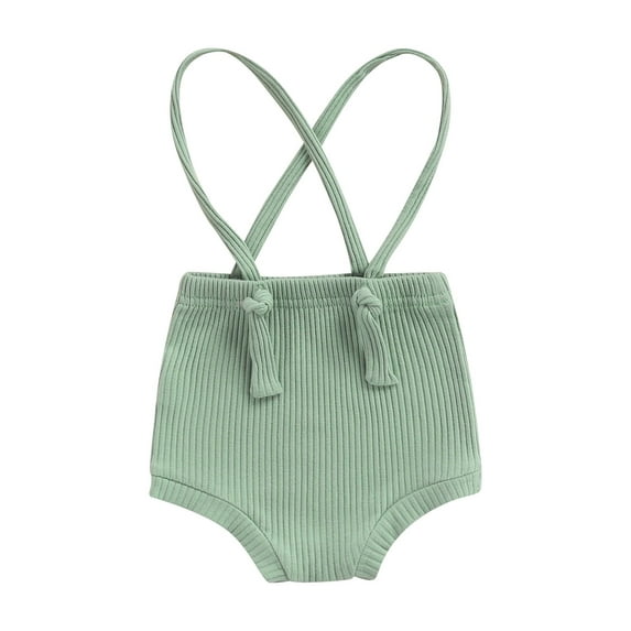 GXFC Toddler Baby Girls Boys Summer Suspender Shorts Infant Adjustable Strap Solid Shorts Pants Casual Clothes