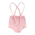 thumbnail image 1 of GXFC Toddler Baby Girls Boys Summer Suspender Shorts Infant  Adjustable Strap Solid Shorts Pants Casual Clothes, 1 of 8
