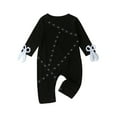 thumbnail image 1 of GXFC Toddler Boy Fall Clothes 6M 12M 18M 2T 3T Kids Boy Long Sleeve Hole Jumpsuits Bodysuit Autumn Babysuit Clothing for Children Boy, 1 of 9