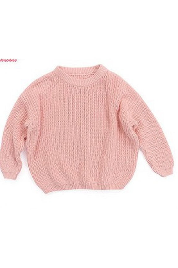 Toddler Boys Girls Fall Winter Sweatshirt Kids Long Sleeve Solid Thick Pullovers Tops Children Casual Warm Autumn Clothes 9M-5T