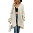thumbnail image 1 of GXFC Women Fall Cardigan Sweater Fashion Long Sleeve Open Front  Button Knit Cardigans Casual Outwear Clothing for Women, 1 of 6