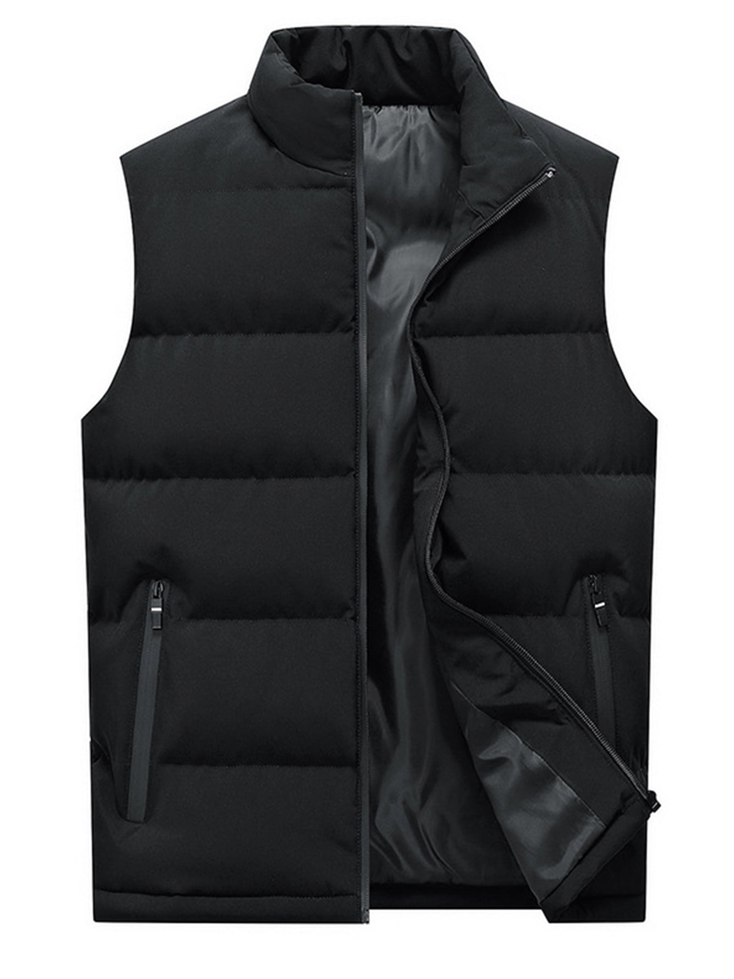GXFC Women Winter Vest Coat Sleeveless Zipper Waistcoat Outwear Fall ...
