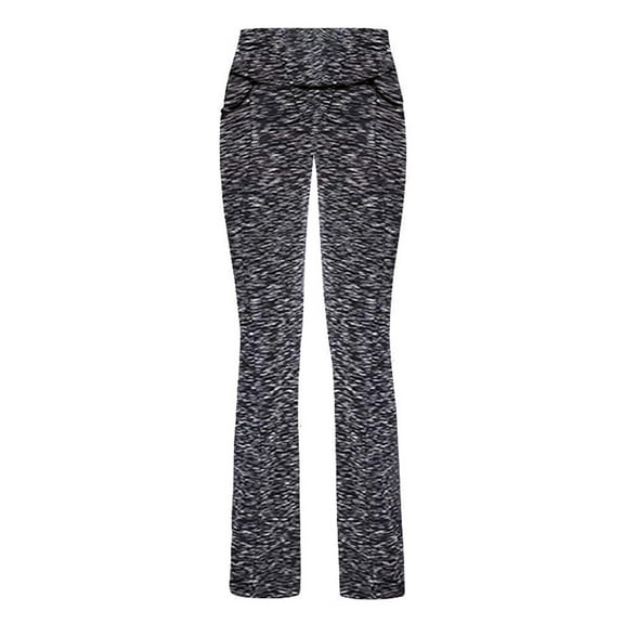 GXFC Womens Workout Bottoms Laides Slightly Flare Yoga Trousers Wide-Leg Elastic High Waist Casual Pants Fashion Sports Stretch Pants