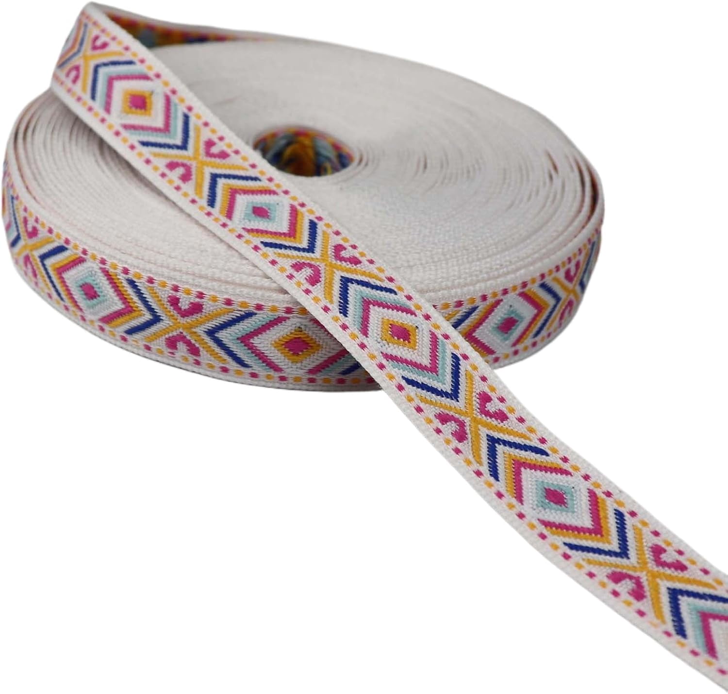GXFCYA 1.8cm Width Vintage Jacquard Ribbon Embroidered Trim for Sewing ...