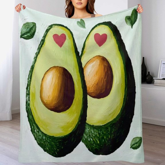 GXFavocados love romanticism stream full moon, comfortable and soft, warm casual blanket, printed design, winter sofa dormitory home decoration, must-have travel product. Size is 30x40 inches.