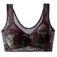 thumbnail image 1 of GXIPO Elle_Bloom Ice Silk Lace Bra, Ellebloom-Lifting Lace Buttonless Comfortable Bra, Miracharm Bras Purple 5X-Large, 1 of 2