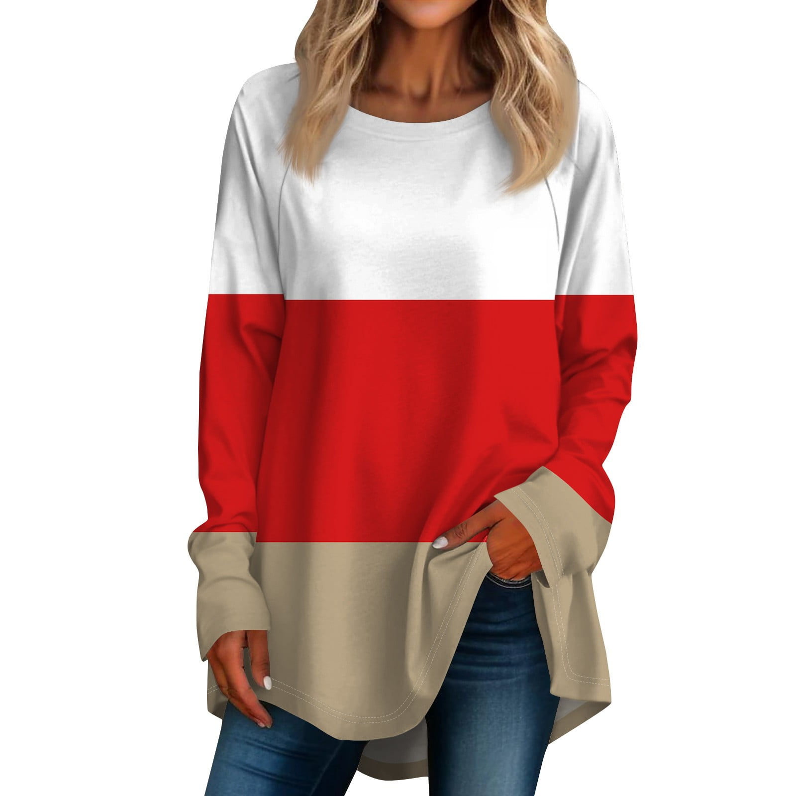 GXIPO Going Out Tops Long Sleeve Shirts for Women Tunics or Tops To