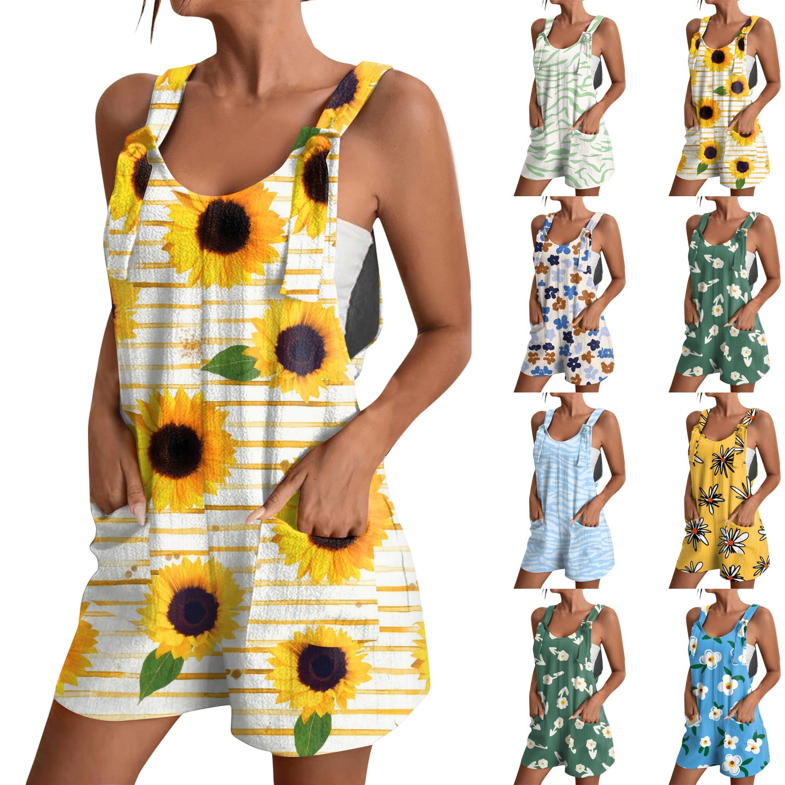 GXIPO Jumpsuits For Women Dressy Summer Floral Rompers 2025