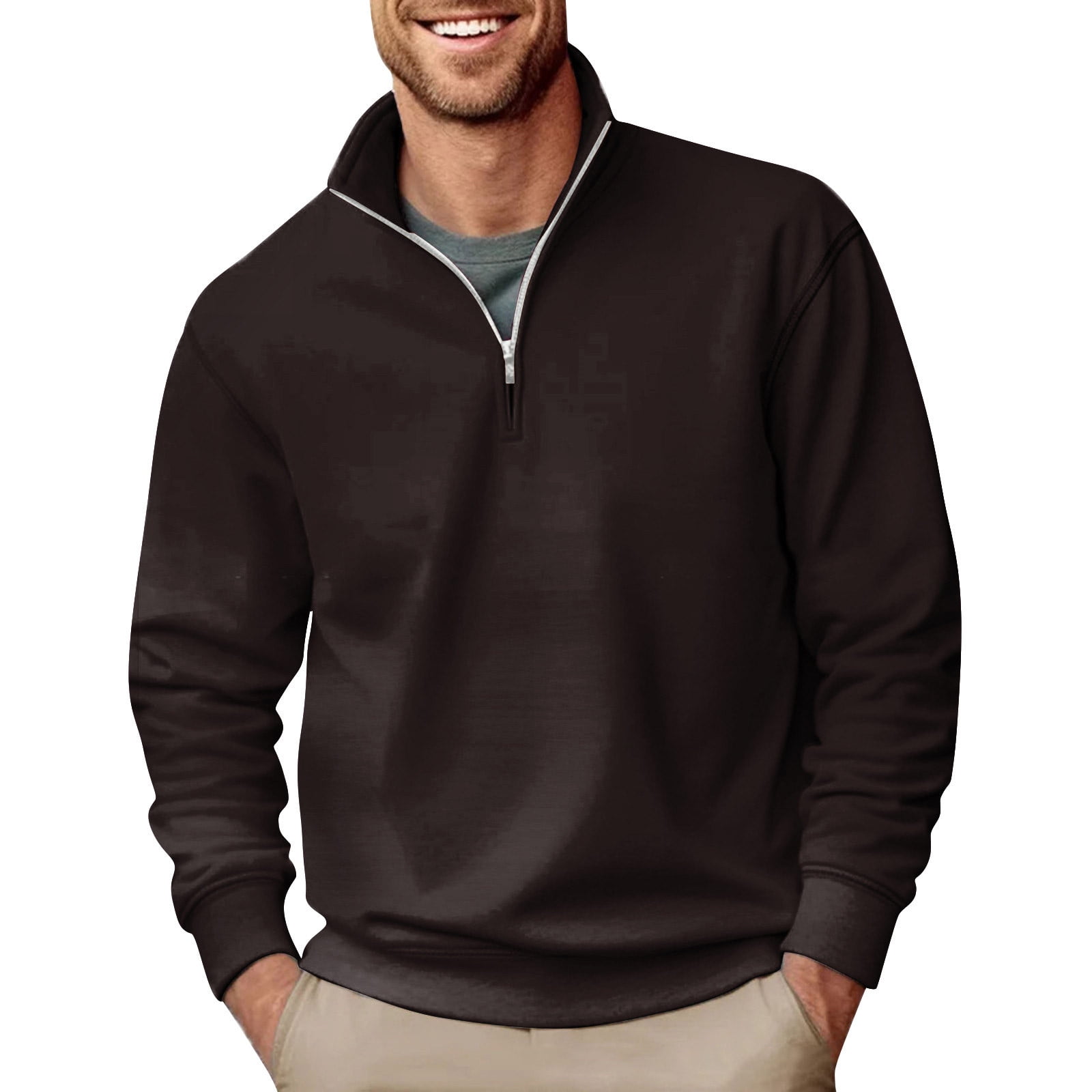 GXIPO-Men-s-Quarter-Zip-Up-