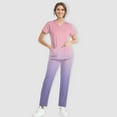 thumbnail image 1 of GXIPO Nursing Uniform Womens Scrub Sets V-Neck Scrub Top & Pants with Pockets Tie Dye Stretchy Workwear, 1 of 6