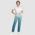 thumbnail image 1 of GXIPO Scrubs for Women Set Tie Dye Nursing Uniform Stretch V-Neck Top & Pocket Pants Workwear, 1 of 6