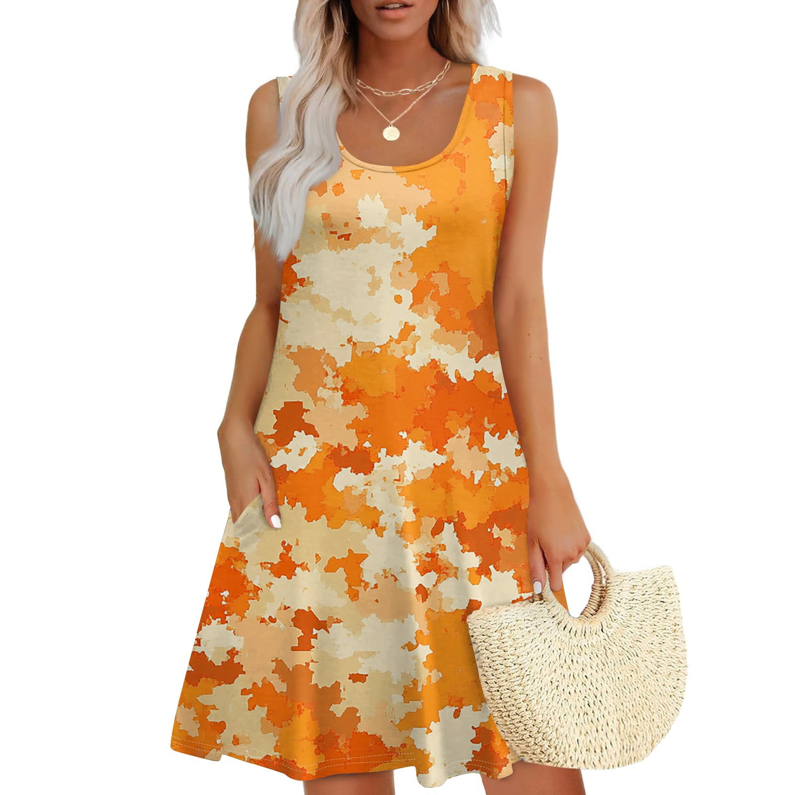 Cami Floral Bohemian Vacation Midi Dress – COMMENSE