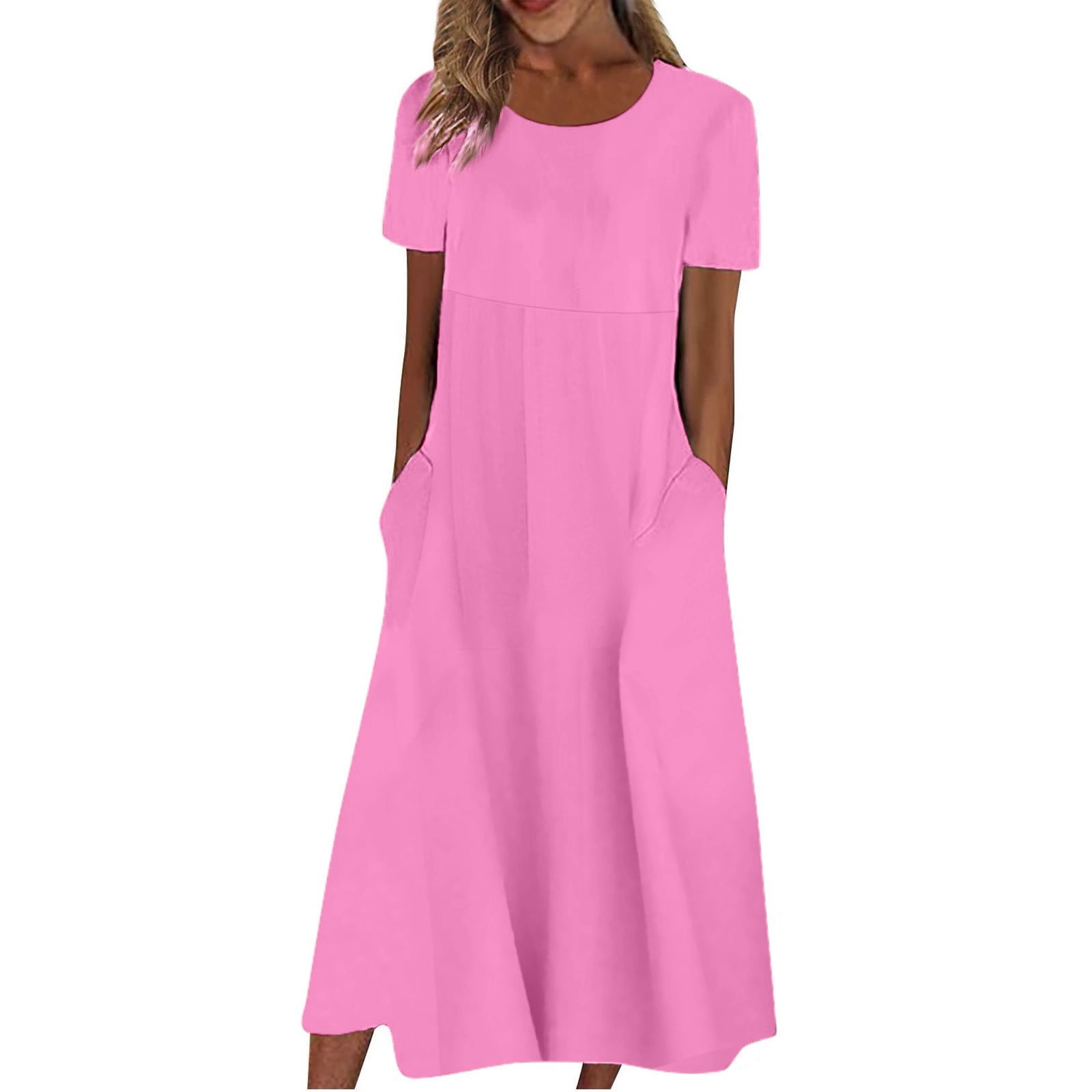 women's long sleeve pocket casual loose t-shirt dress Fall Dresses, Women's Sun Dresses Summer Casual Mini Dress White Dresses for Women, Women's Long Sleeve Pocket Casual Loose T-Shirt Dress Dresses Ladies Casual Dress Floral Ruffle (4XL, Army Green) at Amazon