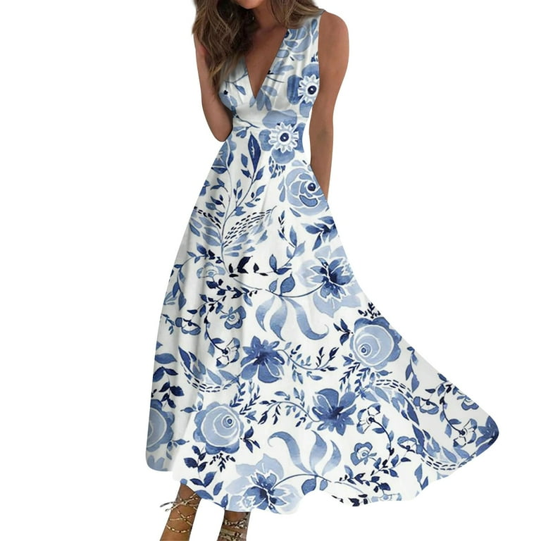 Women's Pleated High Waist Sleeveless Evening Dress Women's Pleated High Waist Sleeveless Evening Dress