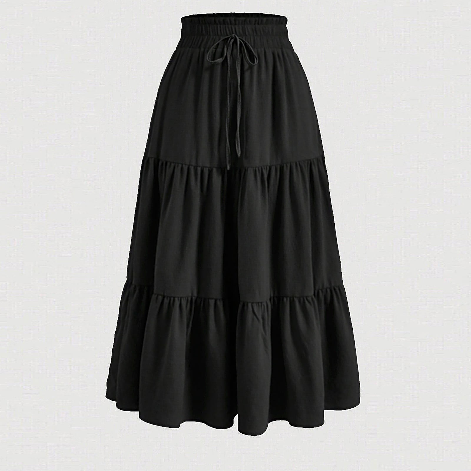 スカート VIVIANO / Tiered Skirt / Navy x Black VIVIANO / Tiered Skirt / Navy x Black - メルカリ
