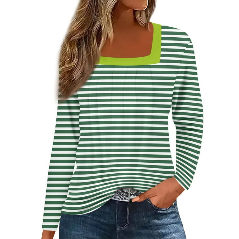 GXIPO Womens Long Sleeve Shirts Business Casual Tops Pleated