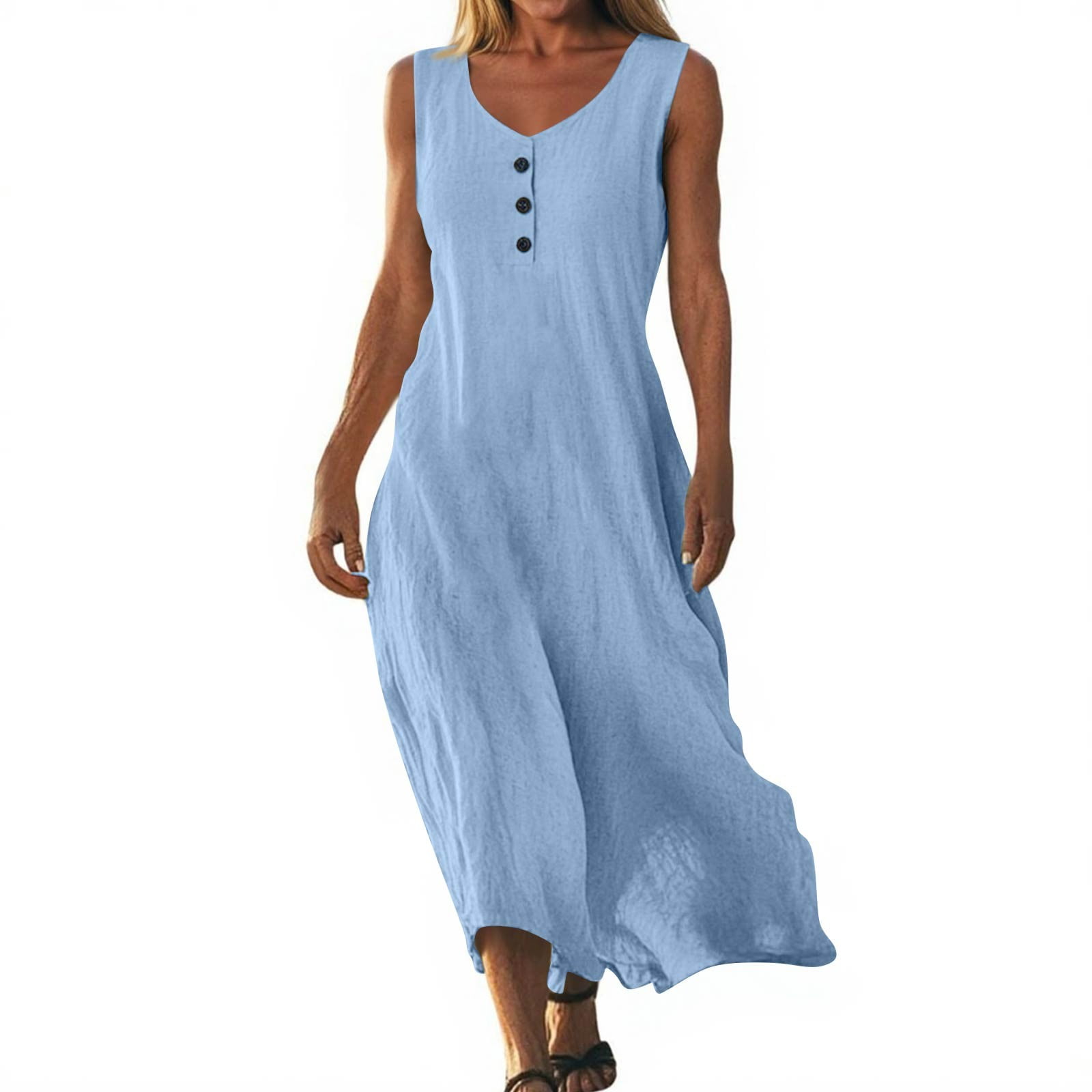 Kauai Beach Ladies High Slit Long Beach Dress