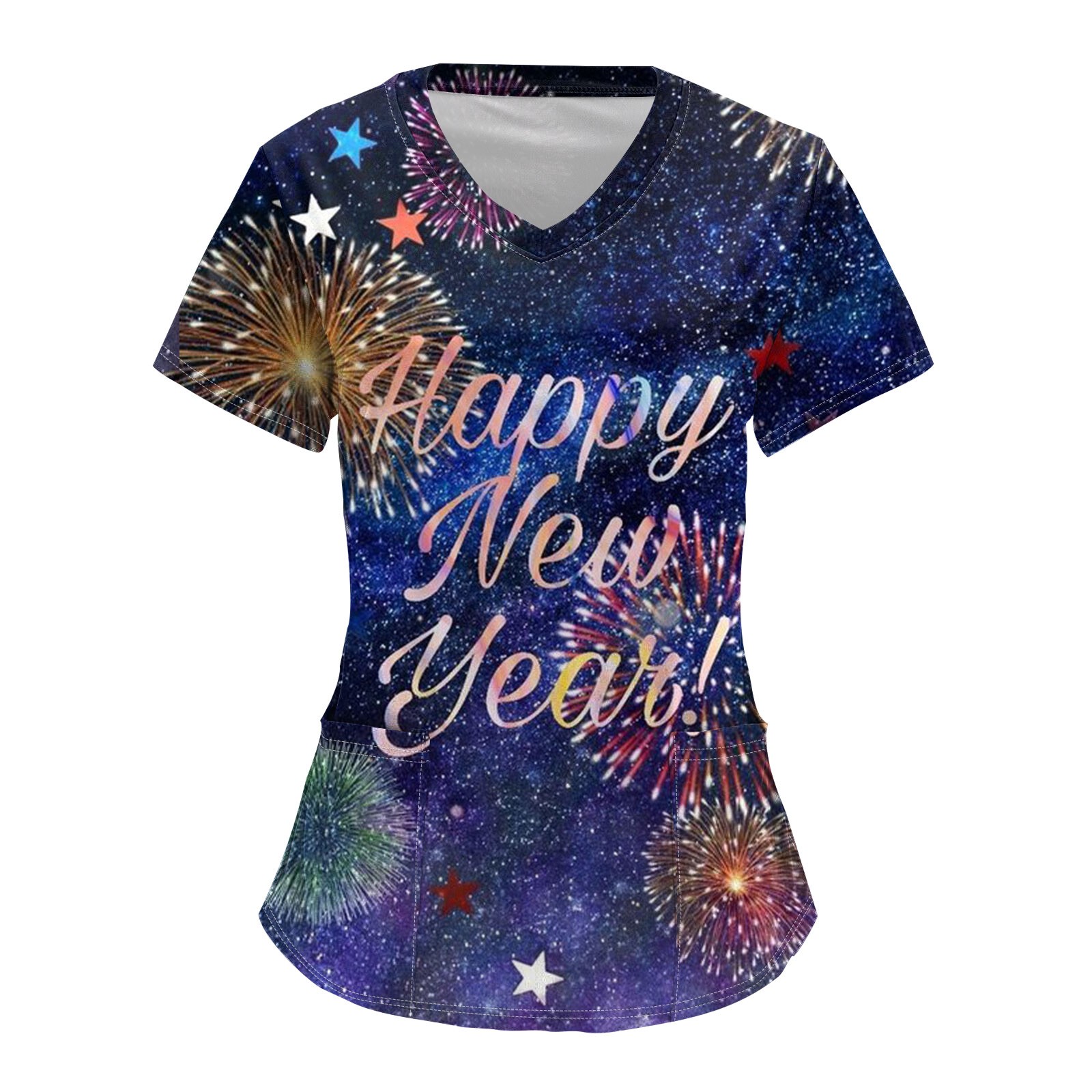 Discount christmas scrub tops