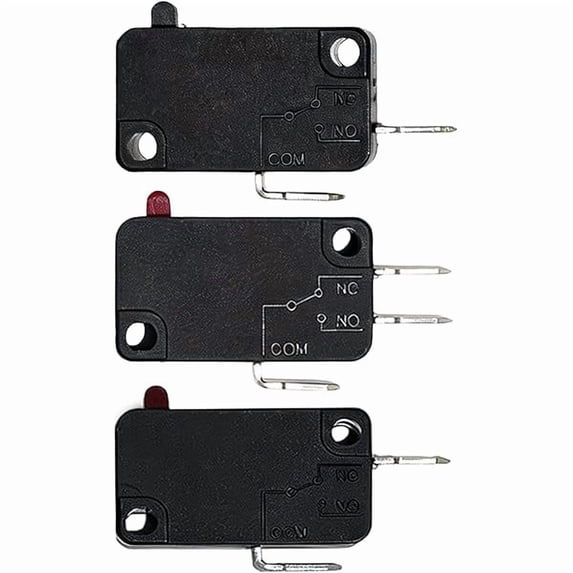 Micro Wave System GXJZY2676 3 Pack Microwave Door Interlock Micro Switch Combo (NO & NC ...