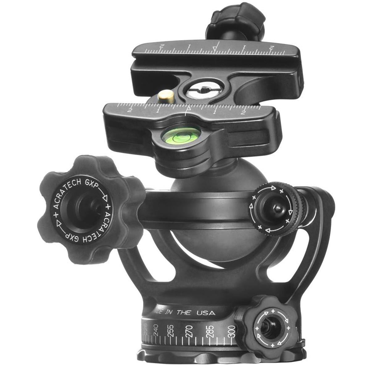 Acratech GXP Ball Head With Quick Release Knob Clamp - 3-in-1 Tripod Head For Panoramic & Gimbal Use