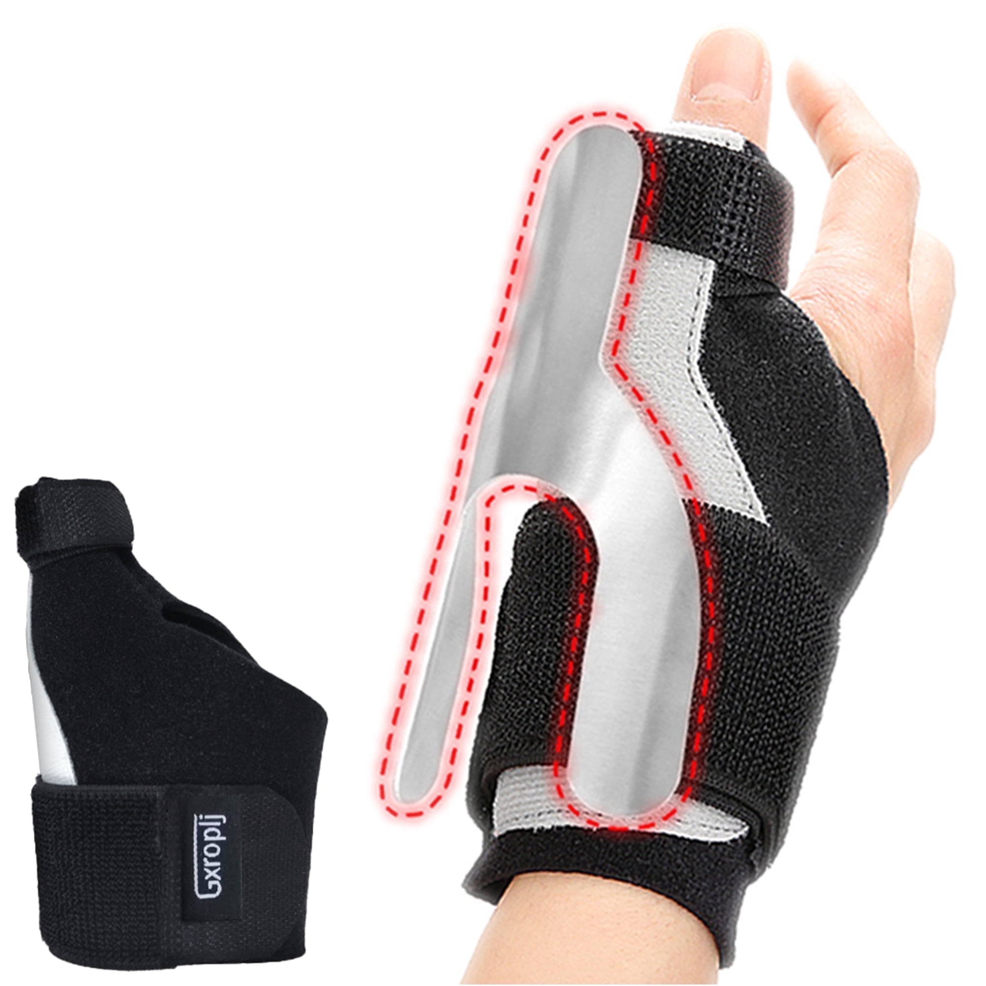 Gxroplj Thumb Carpal Wristband Brace,with Joint Spica Splint,General ...
