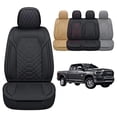 thumbnail image 1 of GXT Dodge RAM 1500 2500 3500 Black, Faux Leather, Waterproof, Full Set Seat Covers, 1 of 7