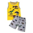 thumbnail image 1 of GXWEA 2 Year Old Boy Clothes Baby Boys' Clothing Sets Boy Girls Toddler Summer Outfit T-Shirt Toddler Boy Summer Clothes Short Set, 1 of 6