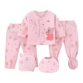 thumbnail image 1 of GXWEA 3-6 Month Boy Clothes Winter Clothes Unisex Boy Girl Layette Sets New Born Boy Girl Clothes Multiple Pieces, 1 of 7