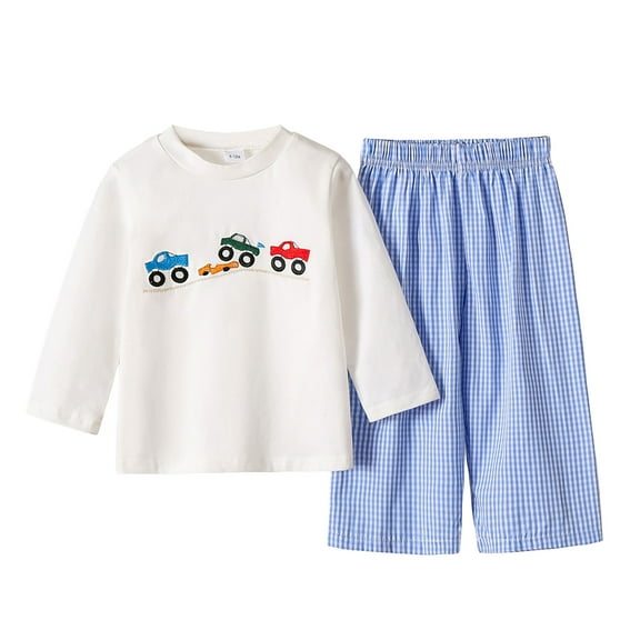 GXWEA 4T Boys Clothes 2T Boy Clothes Toddler Boy Fall Winter Clothes Color Block Long Sleeve Sweatshirt Pullover Tops + Joggers Pants Outfit Set 2-3 Years