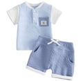 thumbnail image 1 of GXWEA Baby Clothes Boy Toddler Boy Clothes 3T Toddler Boy Clothes Kids Summer Outfits Shirt Short Sets, 1 of 6