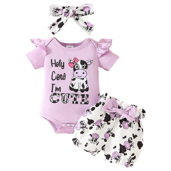 GXWEA Baby Outfits Girl 12 Month Girl Clothes Newborn Infant Baby Girl Clothes Romper Shorts Set Floral Summer Outfits Cute Baby Clothes Girl