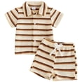 thumbnail image 1 of GXWEA Baby Summer Clothes Boys 4T Outfits Toddler Baby Boys Clothes Set Short Sleeve T-Shirt And Shorts Summer 2 Pcs Outfit, 1 of 7
