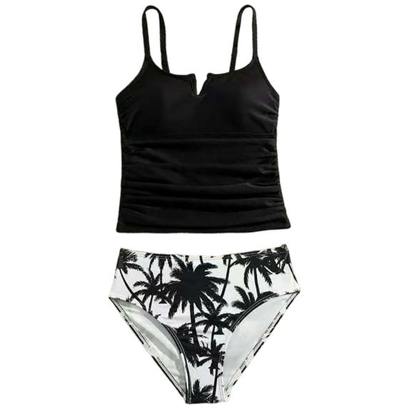 GXWEA Bathing Suits For Teens Teen Swimsuit Girls Tankini Swimsuit 2 Piece Bathing Suits For Girls Swim Tank Top And Bottoms