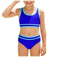 thumbnail image 1 of GXWEA Bathing Suits For Teens Toddler Swimsuit Girl Teen Girls Swimsuits Two Piece Bikini Sets With Chest Pad, 1 of 9