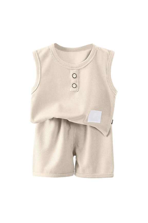 Boy Clothes 5T Boys Matching Sets Baby Boy Clothes Toddler Summer Outfit Short Sleeve T-Shirt Tee Tops Joggers Casual Shorts 2Pcs Clothing Set White 3-4 Years