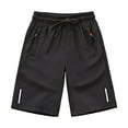 thumbnail image 1 of GXWEA Shorts For Boys Boys Clothes Boys Cargo Shorts, Outdoor Quick Dry Hiking Shorts, Lightweight Athletic Short With Zipper Pockets Grey 4-5 Years, 1 of 4