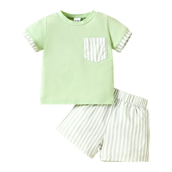 GXWEA Boys Summer Clothes Toddler Boys Clothes Boy Girls Toddler Summer Outfit T-Shirt Toddler Boy Summer Clothes Short Set