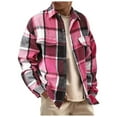 thumbnail image 1 of GXWEA Flannel Shirt For Men Button Down Shirts For Men Mens Flannel Shirts Long Sleeve Lightweight Plaid Shirt Casual Button Down Shirts Jacket XL, 1 of 9