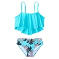thumbnail image 1 of GXWEA Girls 2 Piece Swimsuit Teen Bathing Suit Teen Girls Swimsuits Two Piece Bikini Sets With Chest Pad, 1 of 8