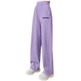 thumbnail image 1 of GXWEA Girls Hiking Pants Toddler Wide Leg Pants Girls Cargo Pants Elastic Waist Lightweight Outdoor Jogger Pants 10-12 Years Purple, 1 of 7