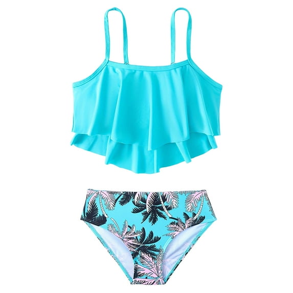 GXWEA Girls' Swimwear Teen Girl Swimsuit Teen Girls Swimsuits Two Piece Bikini Sets With Chest Pad