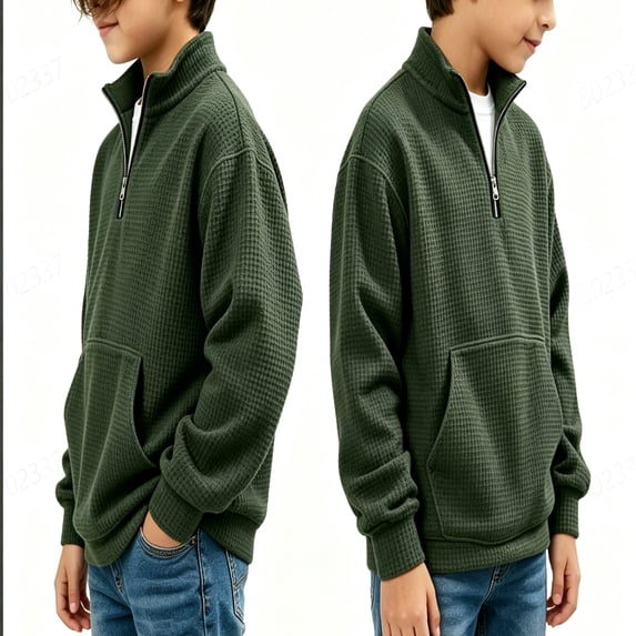 GXWEA Hoodies for Boys Fashion Casual Kids Long Sleeve Pullover Hooded Sweatshirt