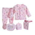 thumbnail image 1 of GXWEA Infant Boy Clothes Newborn Clothes For Boys Newborn Boy Girl Clothes Unisex Infant Romper Pants Set Hat Outfits Toddler Multiple Pieces, 1 of 8