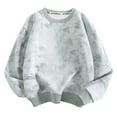 thumbnail image 1 of GXWEA Kid Clothes Toddler Hoodie Sweatshirts For Girls Toddler & Kids Little Girl'S Pullover Tops Sweaters & Hoodies Grey 5-6 Years, 1 of 3