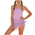 thumbnail image 1 of GXWEA Kids Bathing Suits Girls Bathing Suits Size 10-12 Girls Swimsuit One Piece Swimsuits Solid Bathing Suit For Girls Full Coverage Modest Padded Swimwear, 1 of 7